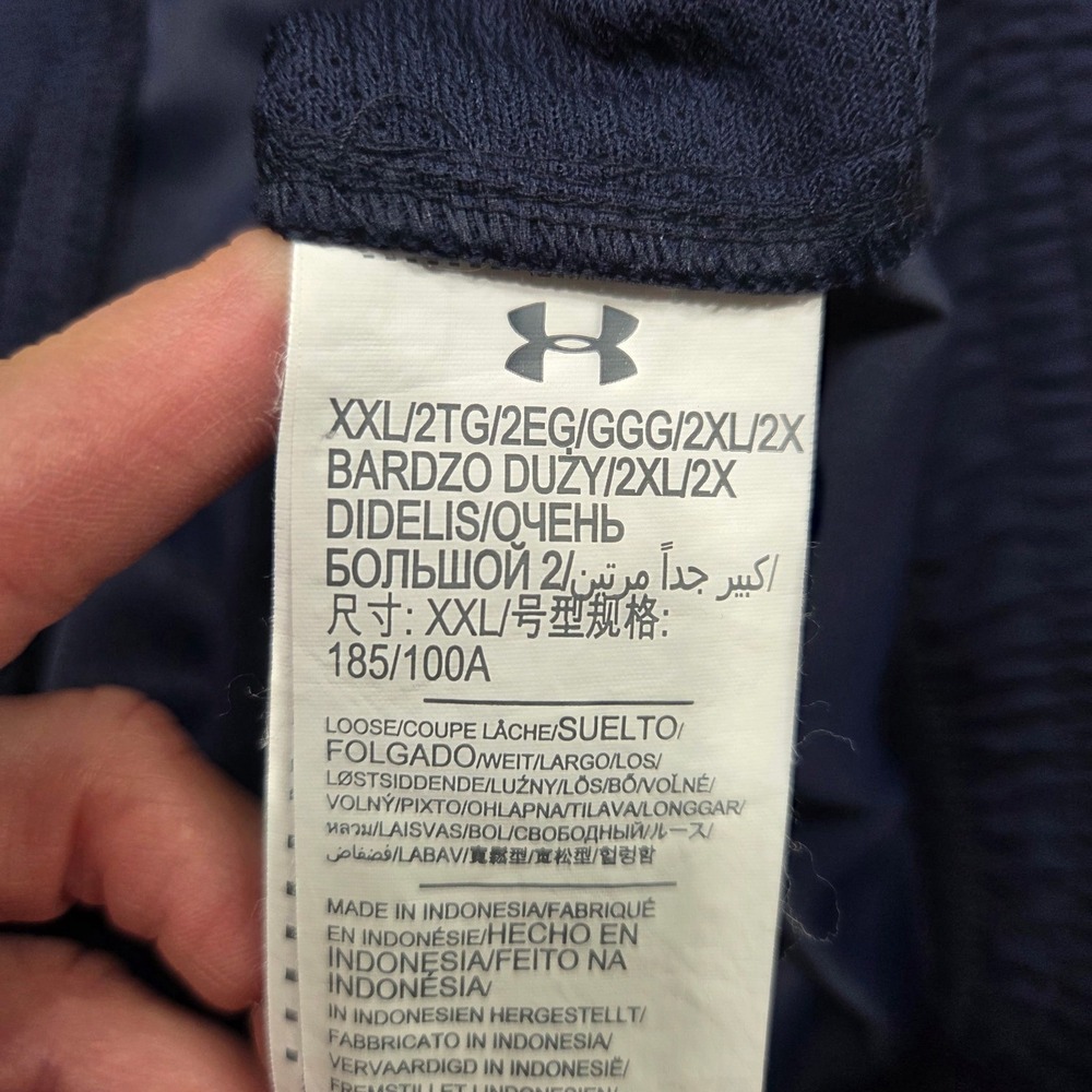 Under Armour LAPD Centurions‎ Football Windbreaker Jacket Navy Mens 2XL Loose - Picture 6 of 10